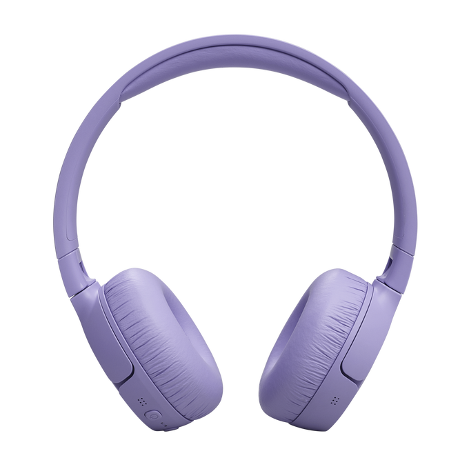 JBL Tune 670NC - Purple - Adaptive Noise Cancelling Wireless On-Ear Headphones - Front image number null